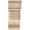 Ekena Millwork Traditional Traditional Smooth Bracket w/ Offset Brace, Douglas Fir, 7 1/2"W x 18"D x 18"H BKT0806X18X18TRA01SDF - alternate 3